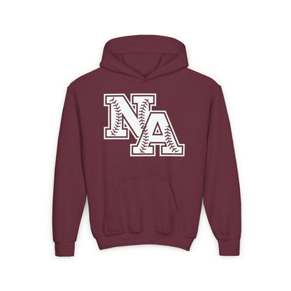 Youth Baseball Stitches Classic Logo Graphic Hoodie