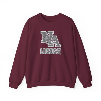 Adult Unisex Vintage Distressed Classic Logo Lacrosse Graphic Sweatshirt