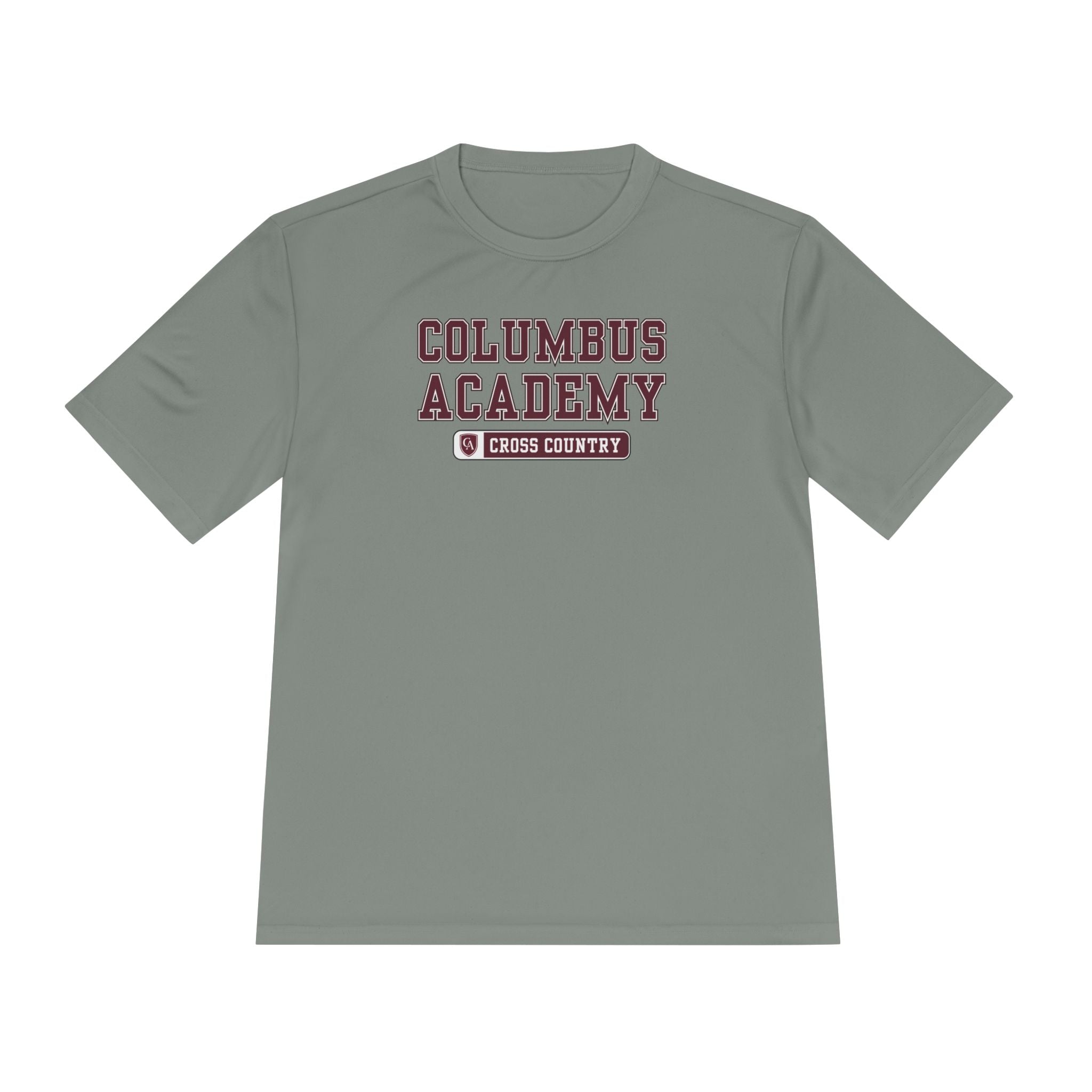 Adult Unisex Columbus Academy Cross Country Graphic Sport-Tek Competitor Performance Tee