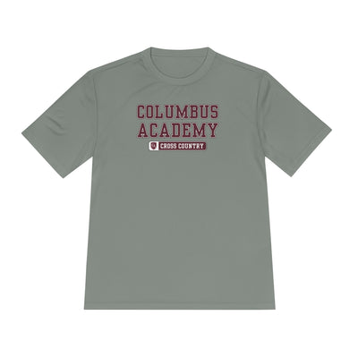 Adult Unisex Columbus Academy Cross Country Graphic Sport-Tek Competitor Performance Tee
