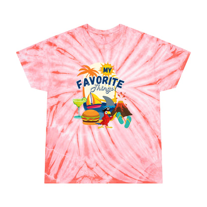 Adult Unisex My Favorite Things Graphic Tie-Dye Tee