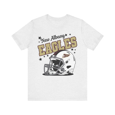 Adult Unisex New Albany Eagles Football Pride Graphic Short Sleeve Soft Tee