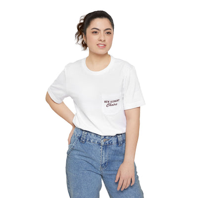 Adult Unisex New Albany Choirs Heart Graphic Pocket T-shirt