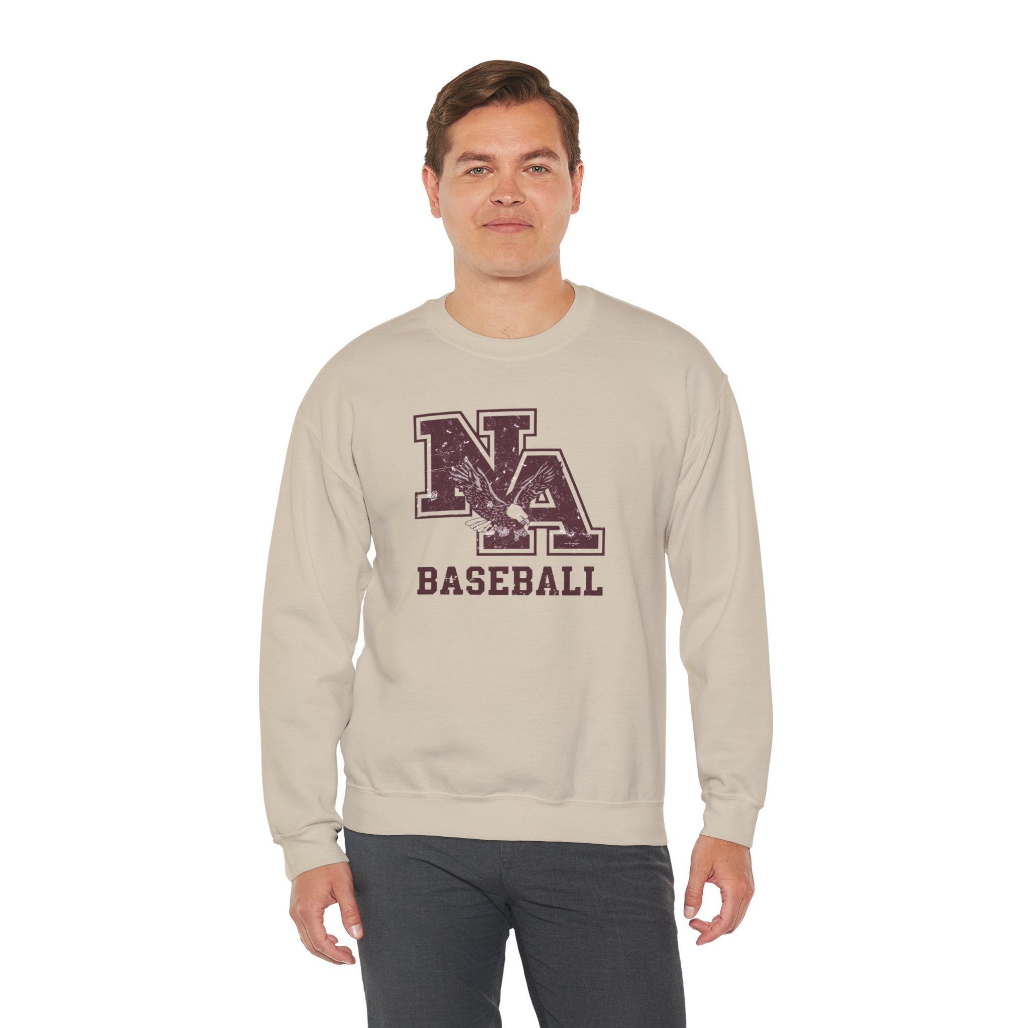 Adult Unisex New Albany Baseball Vintage Vibe Logo Graphic Sweatshirt