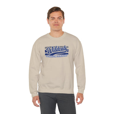 Adult Unisex Overbrook Elementary Wildcats Vintage Distressed Spirit Graphic Sweatshirt