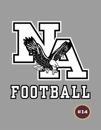 Youth Choose your Graphic Hoodie with Customized Back - New Albany Football