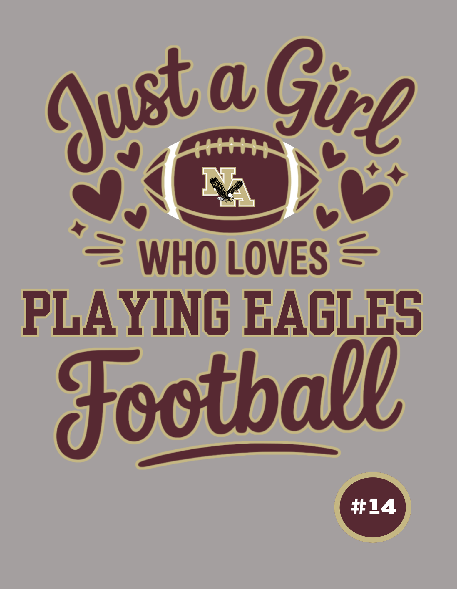 Adult Unisex Choose your Graphic Hoodie with Customized Back - New Albany Flag Football