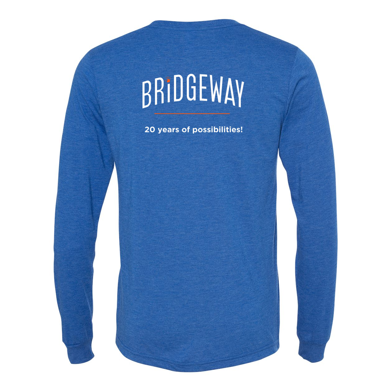 Adult Unisex "Autism Inspire Potential Celebrate Ability" Bridgeway Graphic Long Sleeve Tee