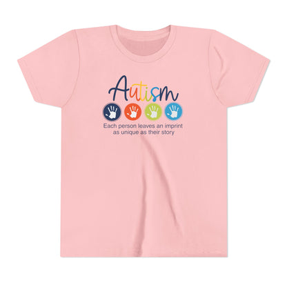 Youth Autism Imprint Graphic Short Sleeve Soft Tee