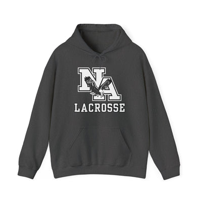 Adult Unisex Classic White Lacrosse Graphic Hoodie