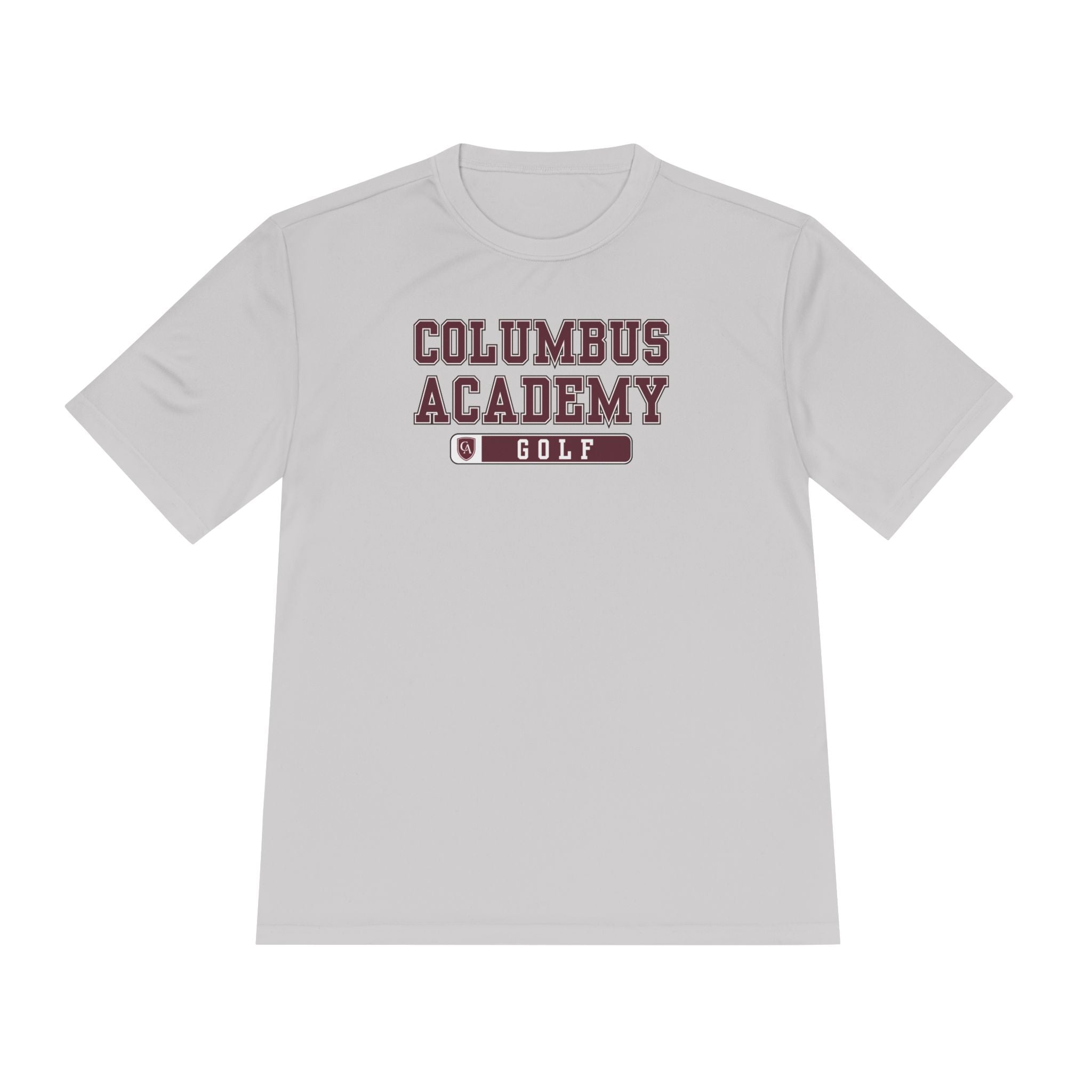 Adult Unisex Columbus Academy Golf Graphic Sport-Tek Competitor Performance Tee