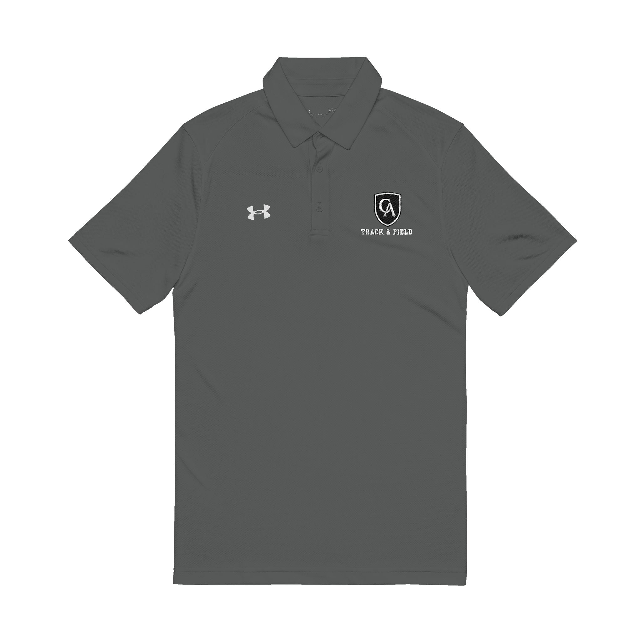 Adult Unisex Columbus Academy Vikings Track & Field Under Armour Performance Polo with Logo Embroidery