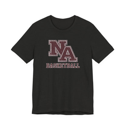 Adult Unisex New Albany Basketball Vintage Vibe Logo Graphic Short Sleeve Soft Tee