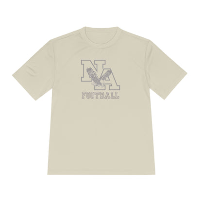 Adult Unisex New Albany Tonal Football Logo Graphic Short Sleeve Performance Tee