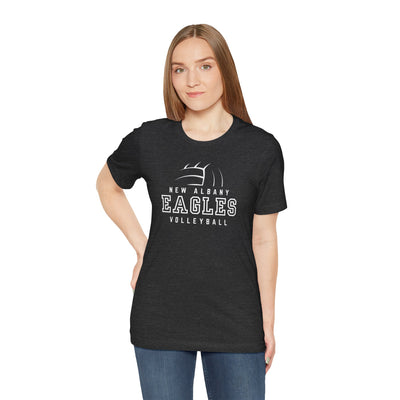 Copy of New Albany Eagles Volleyball Vintage Distressed Graphic Short Sleeve Soft Tee