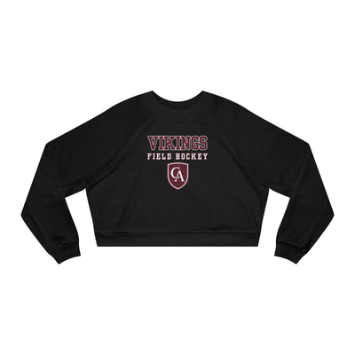 Women's Columbus Academy Field Hockey Graphic Cropped Fleece Bella + Canvas Sweatshirt