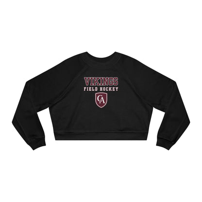 Women's Columbus Academy Field Hockey Graphic Cropped Fleece Bella + Canvas Sweatshirt