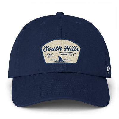 Adult Unisex South Hills Swim Club Home of the Sharks Graphic 47 Brand Clean Up Cap