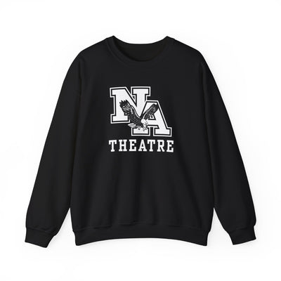 Adult Unisex White/Black Classic NA Theatre Logo Graphic Sweatshirt