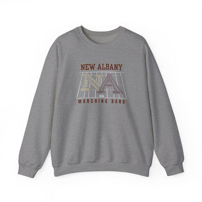 Adult Unisex New Albany Band Field Formation Graphic Sweatshirt