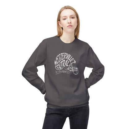 Adult Unisex Westerville Central Hustle Helmet Graphic Soft Style Sweatshirt