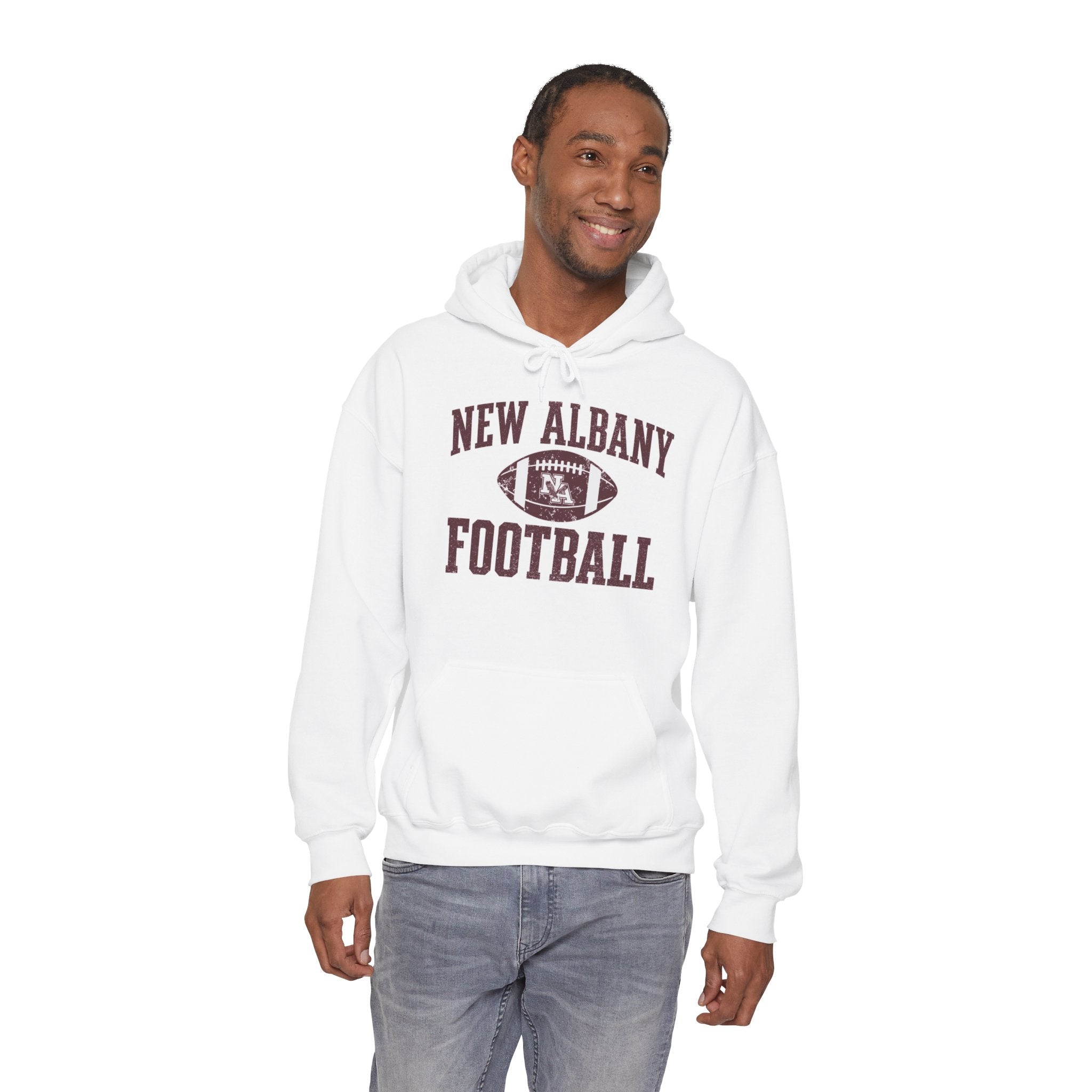 Adult Unisex New Albany Football Pride Graphic Hoodie