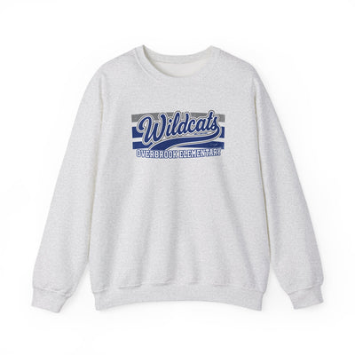 Adult Unisex Overbrook Elementary Wildcats Vintage Distressed Spirit Graphic Sweatshirt