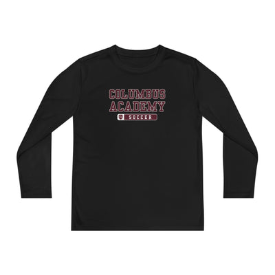 Youth Columbus Academy Soccer Graphic Sport-Tek Competitor Performance Long Sleeve Tee