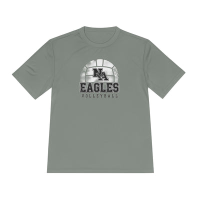 Adult Unisex New Albany Eagles Spike it Graphic Sport-Tek Competitor Performance Tee