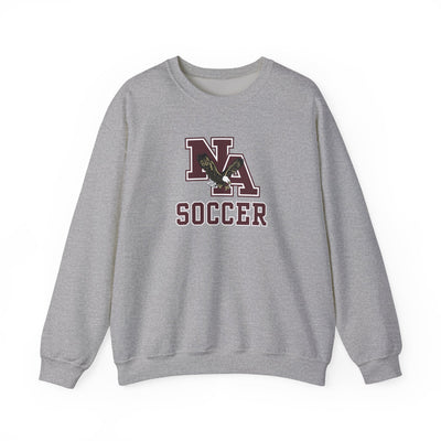 Adult Unisex New Albany Classic Maroon Soccer Logo Graphic Sweatshirt