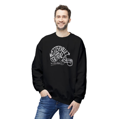 Adult Unisex Westerville Central Hustle Helmet Graphic Soft Style Sweatshirt