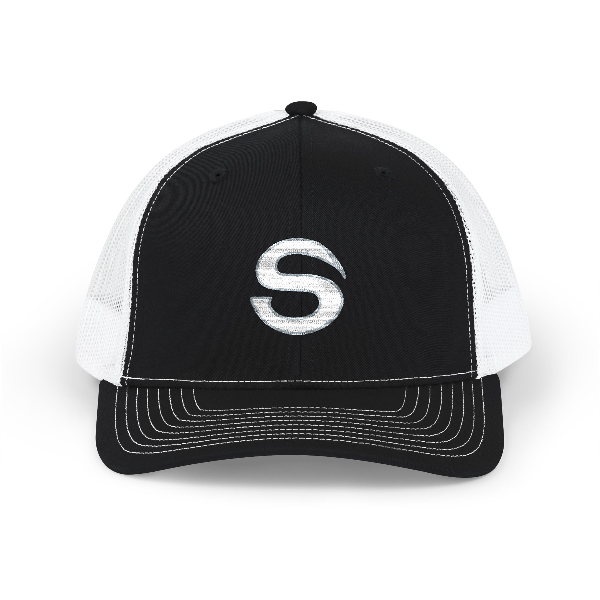 Adult Unisex S Logo Embroidered Richardson 112 Snapback Trucker Hat