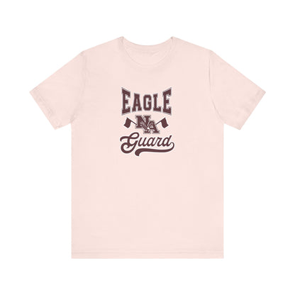 Adult Unisex Classic Varsity Eagle Guard Graphic Short Sleeve Soft Tee