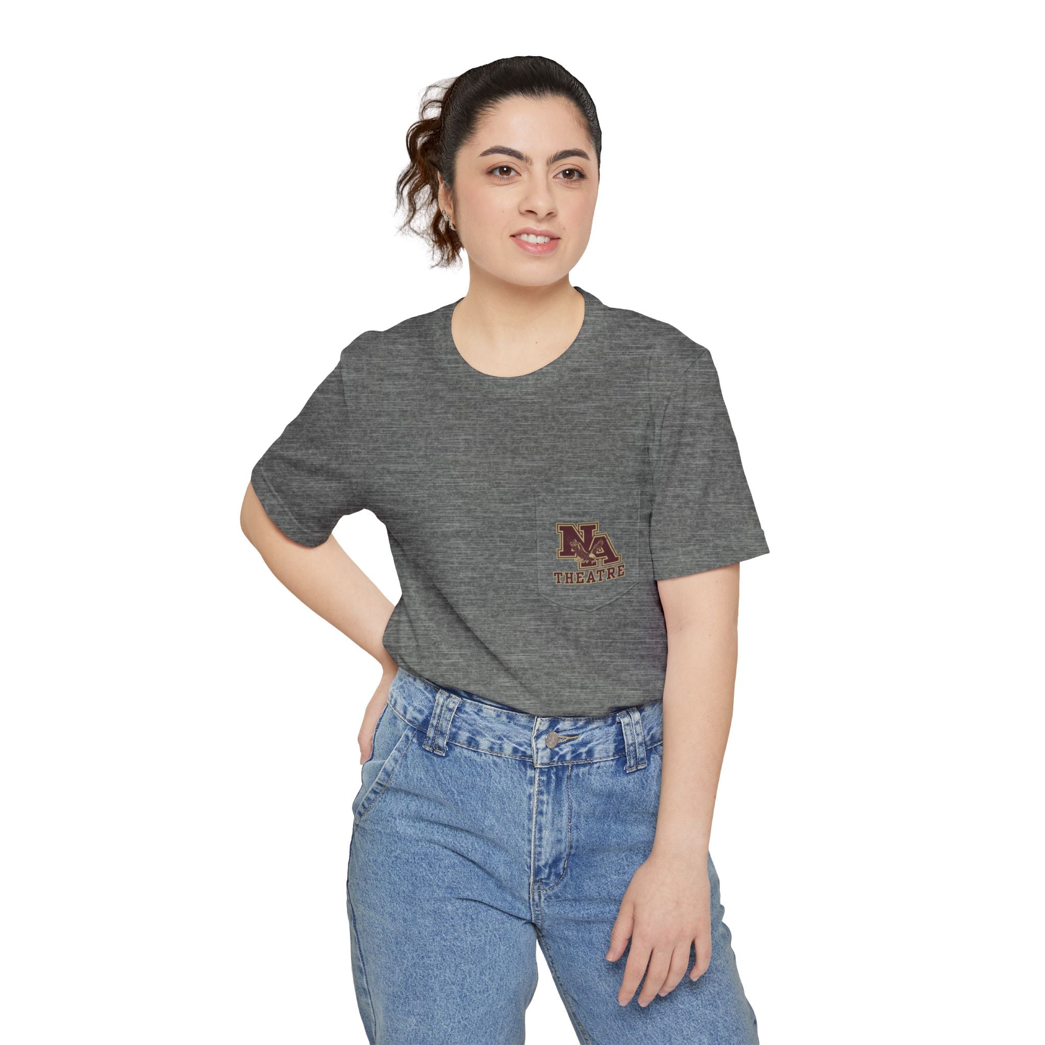 Adult Unisex New Albany Theatre Cast & Crew Graphic Pocket T-shirt