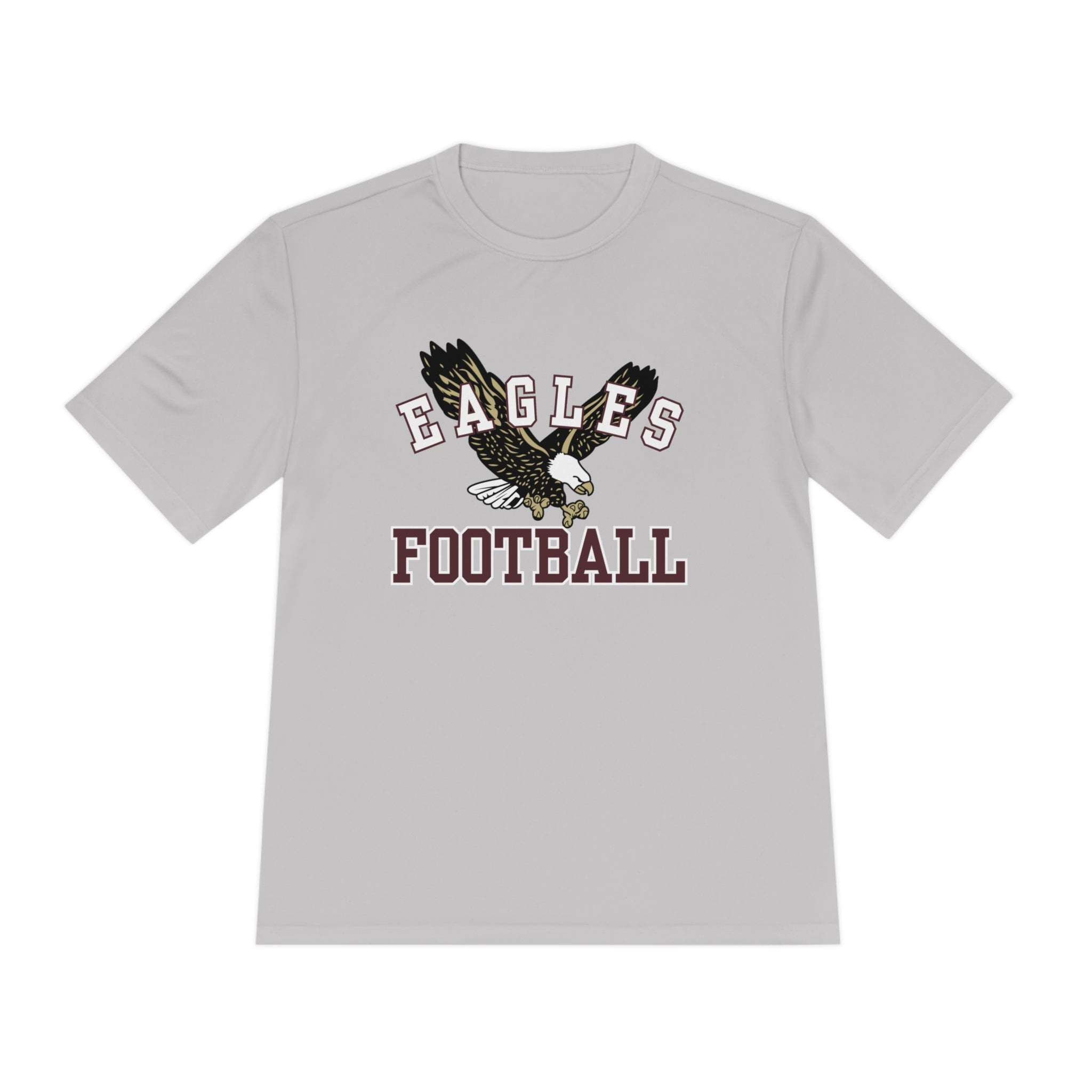 Adult Unisex Performance Flying Football Eagle Short Sleeve Graphic Tee