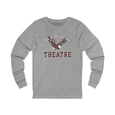 Adult Unisex Flying Theatre Eagle Graphic Long Sleeve Soft Tee