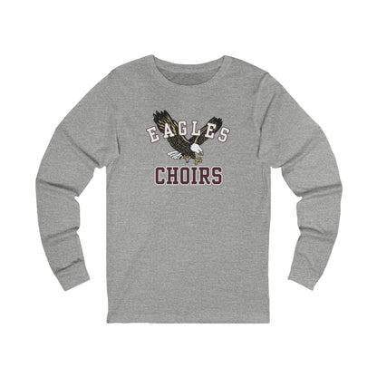 Adult Unisex Flying Choirs Eagle Graphic Long Sleeve Soft Tee