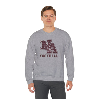 Adult Unisex New Albany Football Distressed Vintage Logo Graphic Sweatshirt
