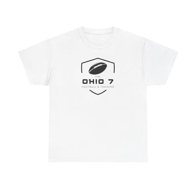 Adult Unisex The Ohio 7 Black Logo Short Sleeve Gildan Heavy Tee