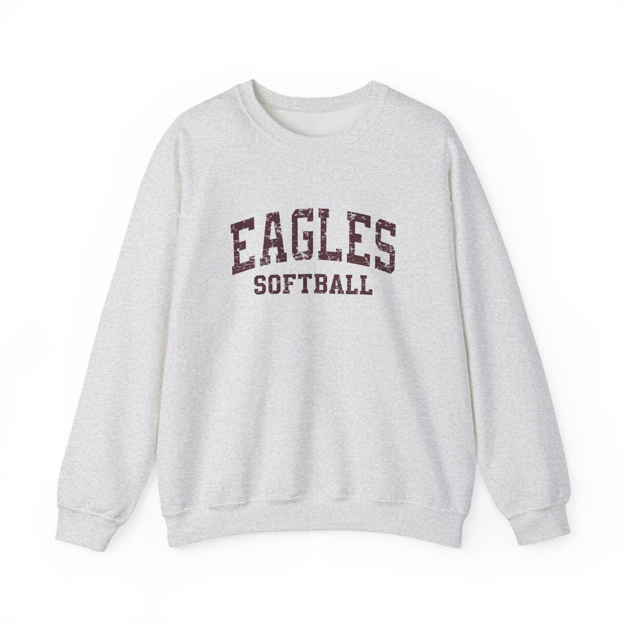 Adult Unisex New Albany Eagles Softball Vintage Distressed Graphic Sweatshirt