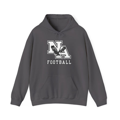 Adult Unisex Classic Logo White Football Graphic Hoodie