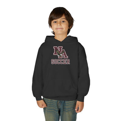 Youth New Albany Classic Maroon Soccer Logo Graphic Hoodie
