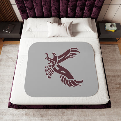 NAHS Marching Band Eagle Graphic So-Soft Sherpa Blanket