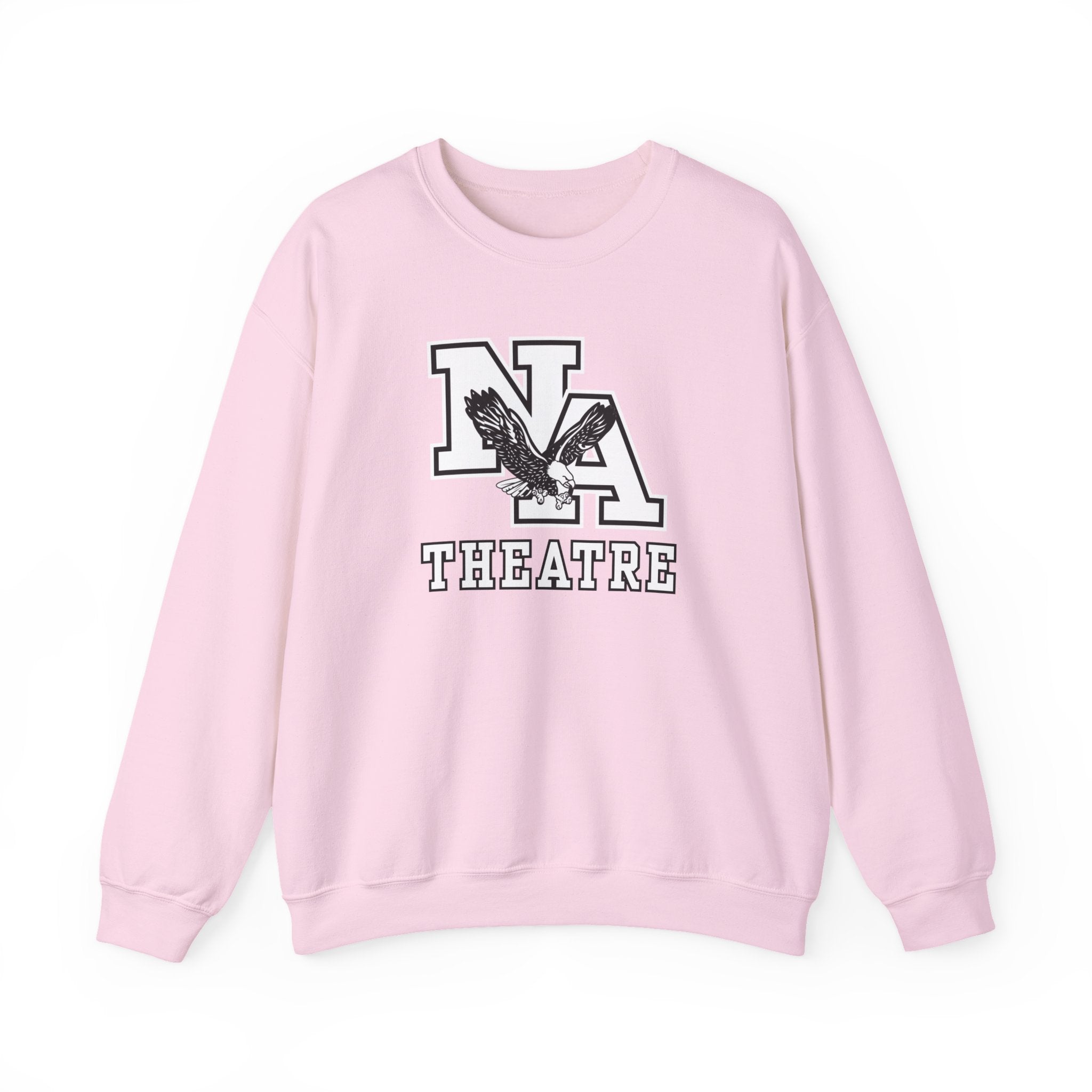 Adult Unisex White/Black Classic NA Theatre Logo Graphic Sweatshirt