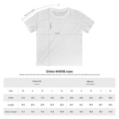 Youth South Hills Swim Club Patriotic Graphic Short Sleeve Gildan Softstyle Tee