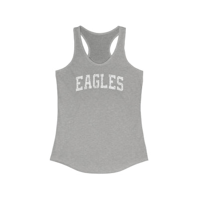Women's Vintage Distressed Eagles Graphic Racerback Tank