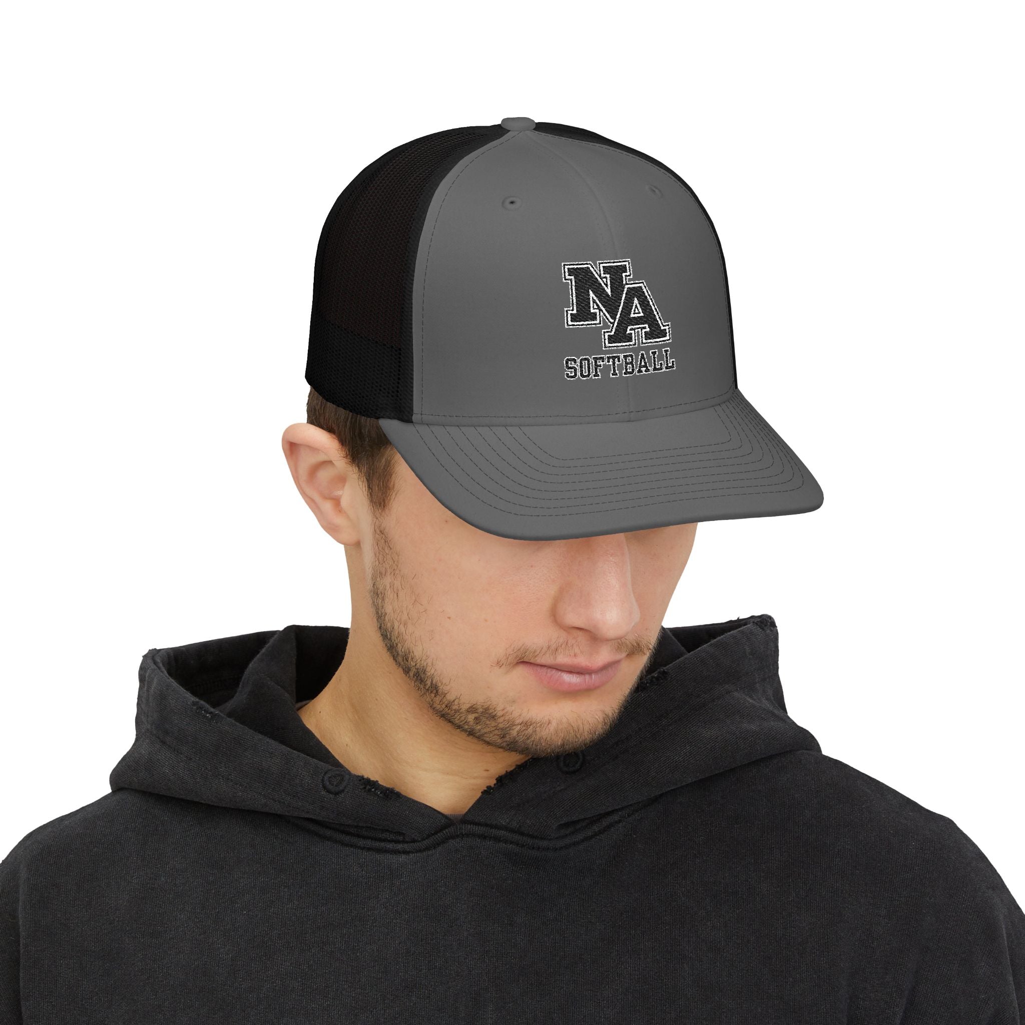 Adult Unisex New Albany Softball Embroidered Richardson 112 Snapback Trucker Hat