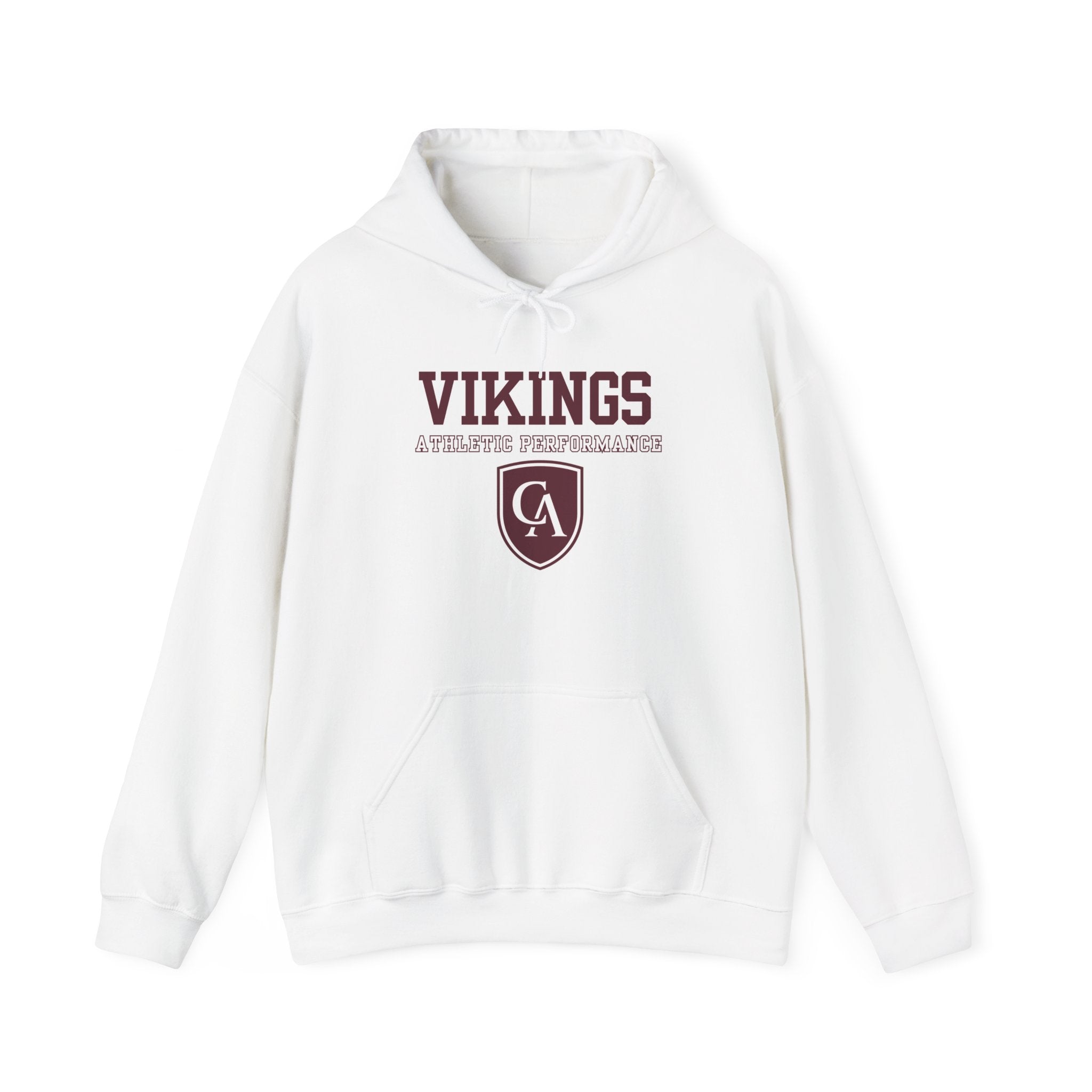 Adult Unisex Columbus Academy Vikings Athletic Performance Graphic Gildan Heavy Blend Hoodie