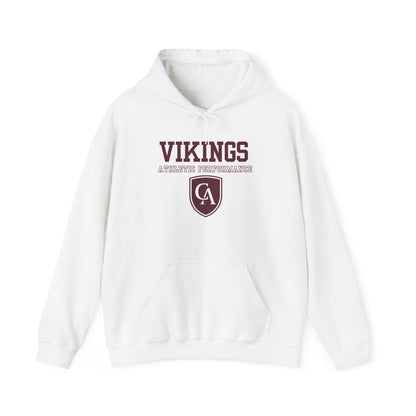 Adult Unisex Columbus Academy Vikings Athletic Performance Graphic Gildan Heavy Blend Hoodie