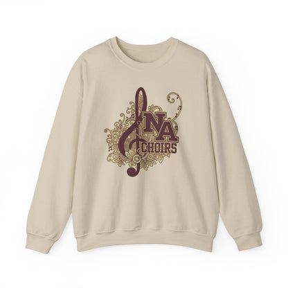Adult Unisex Floral Medley Choirs Graphic Sweatshirt